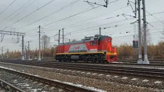 Маневровый тепловоз ТЭМ18ДМ-2003 | Славянка