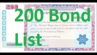 200 prize bond list 15 march 2021 faisalabad