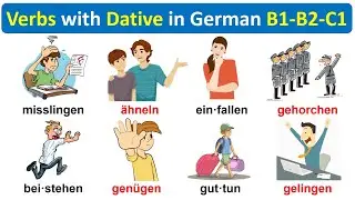 Verbs With Dative | Verben mit Dativ B1-B2-C1 #deutschlernen #germanlanguage #learngerman