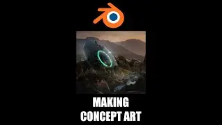 Make Concept Art using Blender and Photoshop 