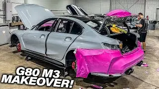 UPDATE ON MY G80 M3 WRAP... CRAZY TRANSFORMATION!