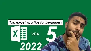 Top excel VBA tips for beginners [2022]