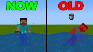 In OLD minecraft you could DIE falling into the water