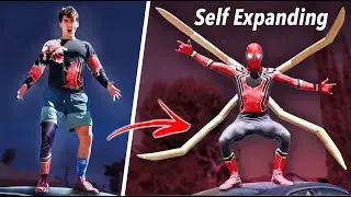 REAL Spider-Man Nanotech Suit! - Self Expanding Iron Spider!!! (No Way Home)