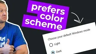 #FutureCSS - The AMAZING Prefers-Color-Scheme - Native Dark Mode