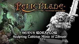 Easy Workflow for Sculpting Tabletop Miniatures in ZBrush. VOLUME, FORM & DETAIL.