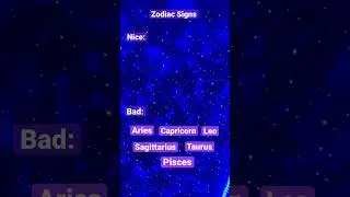 Zodiac Signs: Good/Bad signs pt.1 *NEW* thank you guys for 21k views and 150 subscribers much love😍