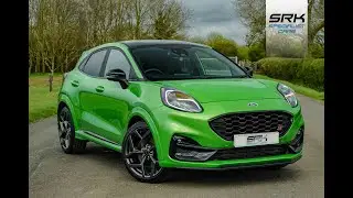 2022 1 owner Ford Puma ST in Mean Green with Performance pack available at www.srkcars.co.uk