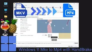 Convert MKV to MP4 easily with HandBrake, burn subtitles as well