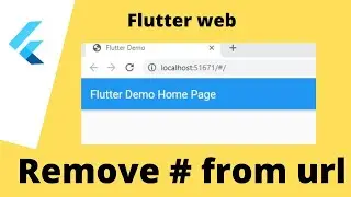 Remove Hash(#) From Url Flutter Web App