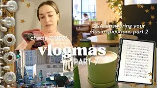 the best way to develop a beautiful flute tone (answering your music questions!) 🎶🎄 vlogmas part 7