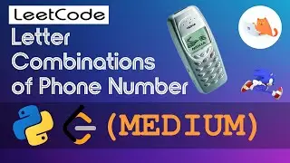 Leetcode  - Letter Combinations of a Phone Number walkthrough. MEDIUM #Python #leetcode