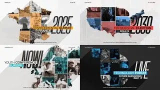 MAP Collage Logo Intro AFTER EFFECTS Template Videohive 31861013