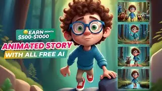 Full Course 🤑Earn $500-$1000 Per Month - Create Animated Story Videos Free AI