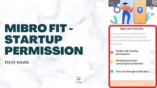 Mibro Fit - Fix Permission Issues on Startup in OPPO | Self Starting | Background Power