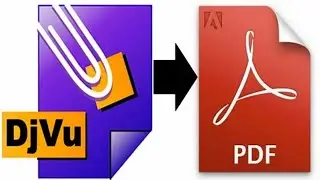 Как перевести формат djvu в pdf