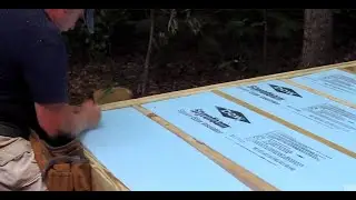 DIY Shed AsktheBuilder Foam Insulation Floor Joists Part 2