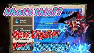 New Crystal Tech Changes! Don’t forget to collect this secret! Rise of Kingdoms