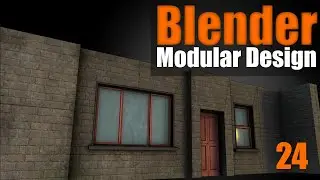 Blender Modular Design - 24 Texturing Exterior Walls 02