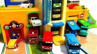 Tayo the Little Bus☆2-storey garage＆school