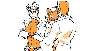 Jolyne Meets Uncle Dio JoJo Comic Dubs