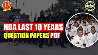 NDA Previous Year Question Papers PDF Download, watch last ten-year paper  Trends analysis.