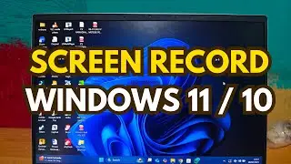 How to Screen Record with Audio on Windows 11 or 10 PC / Laptop -