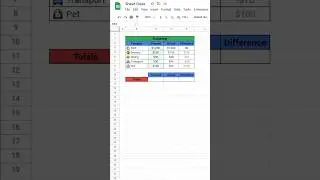 How to make a simple Money Tracker in Google Sheets! 💸 