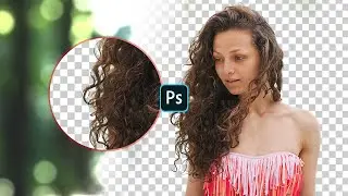 How to Cut Out Hair in Photoshop Tutorial