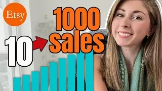 how to SCALE your Etsy store to THOUSANDS of sales! | Etsy Print on Demand Growth Tips