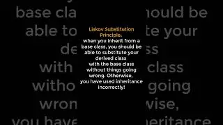 Liskov Substitution Principle #solid #java #oop #liskov #lsp #interview #corejava