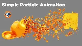 Blender 2.82 Tutorial - Simple Particle Animation