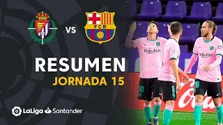 Resumen de Real Valladolid vs FC Barcelona (0-3)