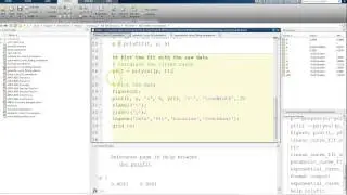 MATLAB Tutorial:  Polynomial Curve Fitting in MATLAB