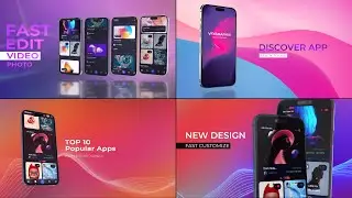 APP Promo iPhone 14 Pro Max - After effects Element 3Dv2