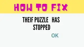 #theif #puzzle THEIF PUZZLE HAS STOPPED WORKING 🎭🎭,HOW TO FIX | FING 24 😌🆒