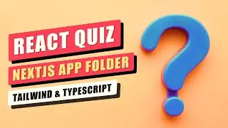 React Quiz App with NextJS, Typescript and Tailwind (2023)