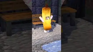 Banana girl accident #shorts #minecraft #animation