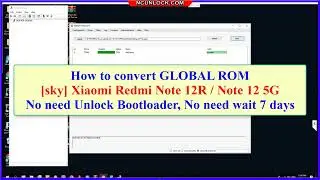 Convert global ROM Xiaomi Redmi Note 12R /Note 12 5G no need Unlock Bootloader | No need wait 7 days