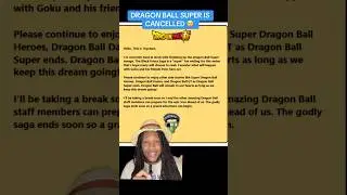 Dragon Ball Super Manga Is CANCELLED 