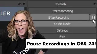 Pause OBS recordings! With OBS 24!