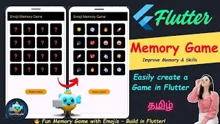 Flutter Memory Game for Beginners | Build & Play Step-by-Step 🎮