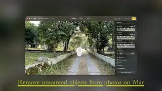 How to remove unwanted objects from Photos on Mac