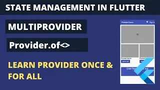 Provider Tutorial Flutter | MultiProvider and Provider.of | Flutter Tutorial | The Growing Developer