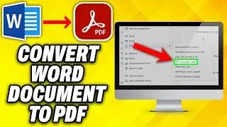 How To Convert Word Document to PDF (2024)