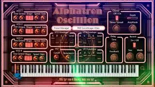 Alphatron Oscillion VST VST3 Audio Unit Synthesizer: Leads, Pads, Keys, Basses, Atmos, Soundscapes