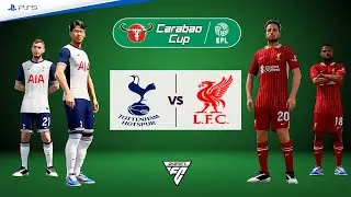 Tottenham vs Liverpool Carabao Cup Semi Final 1st Leg FC 25