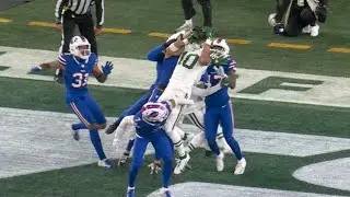 Aaron Rodgers HAIL MARY Touchdown to Allen Lazard | Bills vs Jets | October 14, 2024