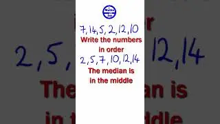 Median of an even number of numbers