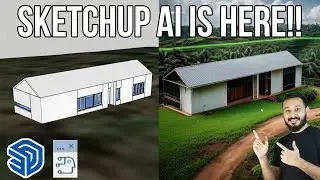 Sketchup just released its own Generative AI Render!!!! - Sketchup Diffusion